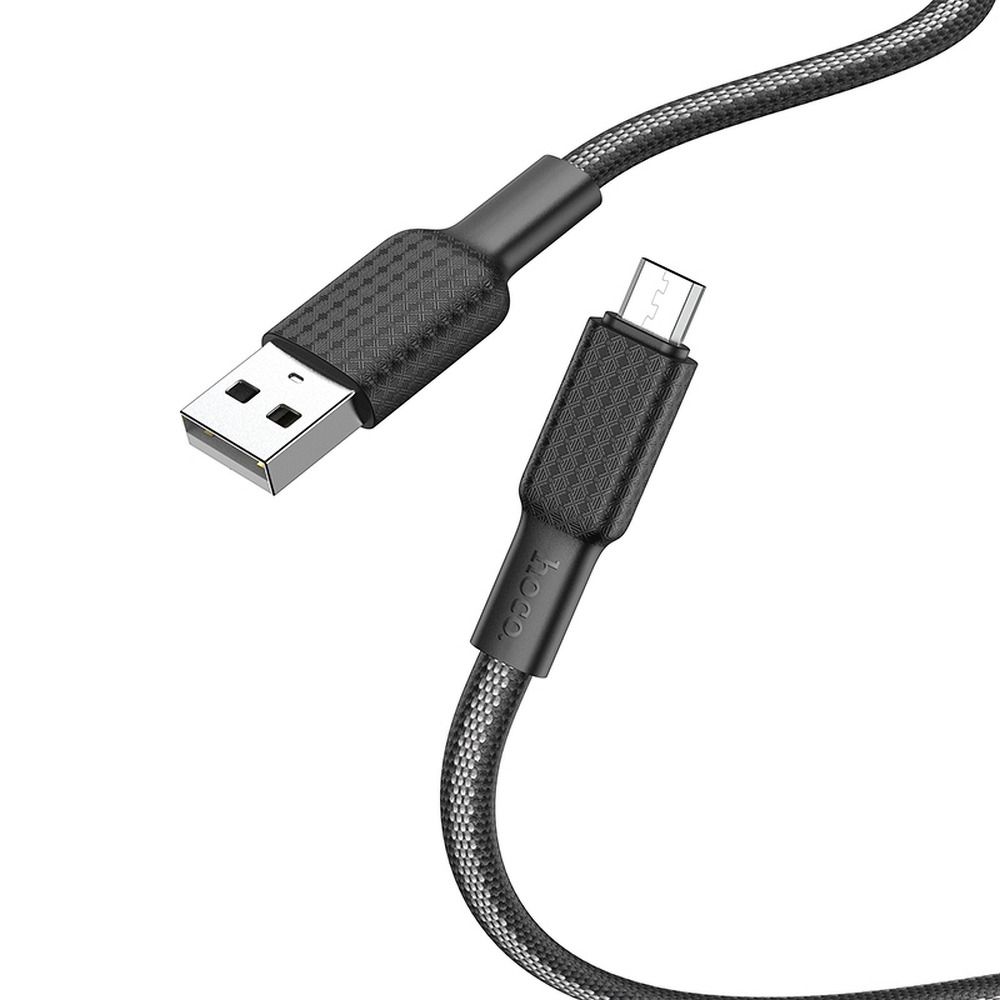 HOCO X69 Cavo USB-A - microUSB per dati e ricarica, 18W, 1m, nero 