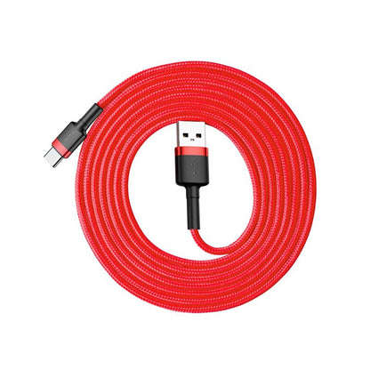 Cavo dati e ricarica USB-A - USB-C Baseus Cafule, 18 W, 2 m, rosso CATKLF-C09