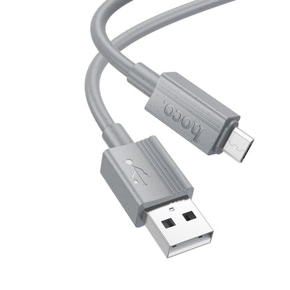 Cavo Dati e Ricarica USB-A - microUSB HOCO X107, 18W, 1m, Grigio