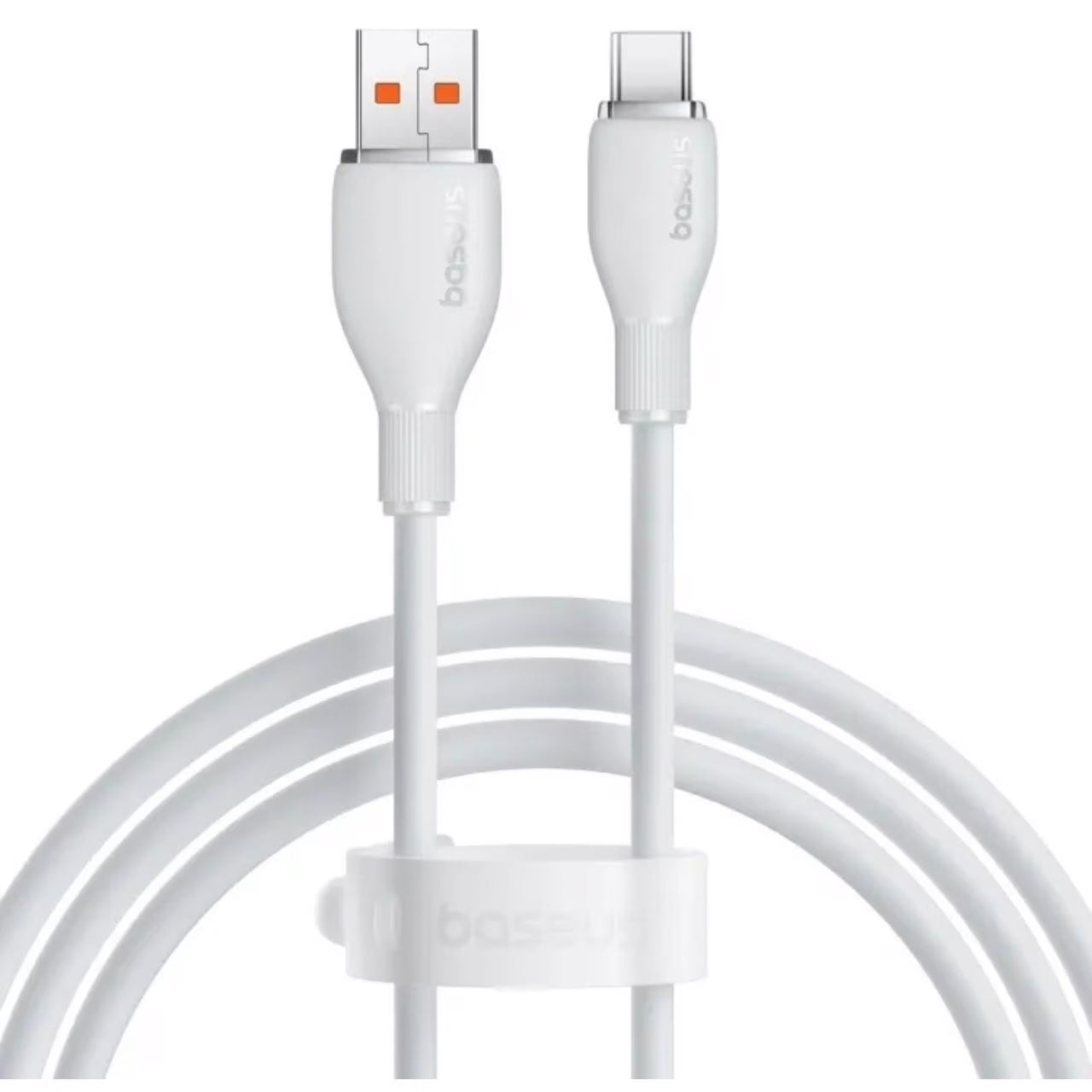 Cavo Dati e Ricarica USB-A - USB-C Baseus Pudding, 100W, 2m, Bianco P10355703221-01