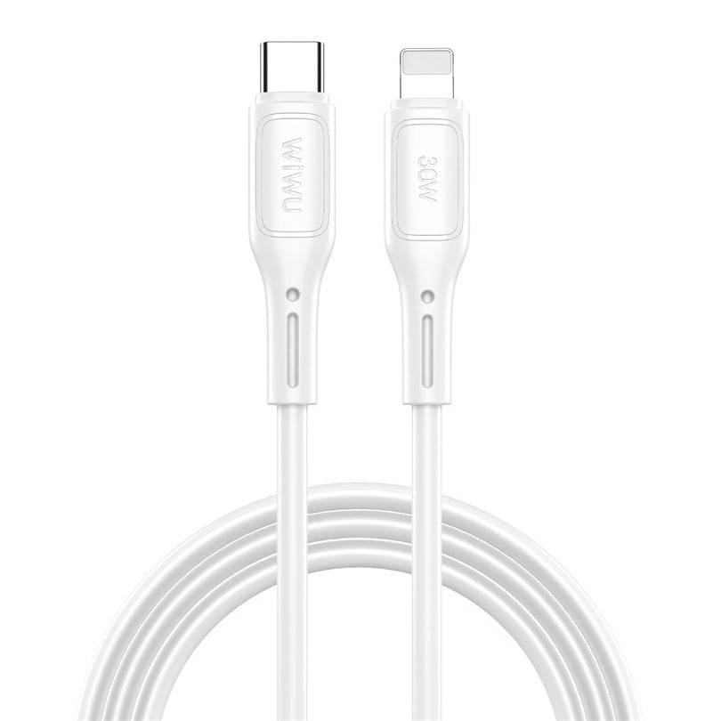 Cavo dati e ricarica USB-C - Lightning WiWu Wi-C043E Starlink, 30W, 1 m, bianco 