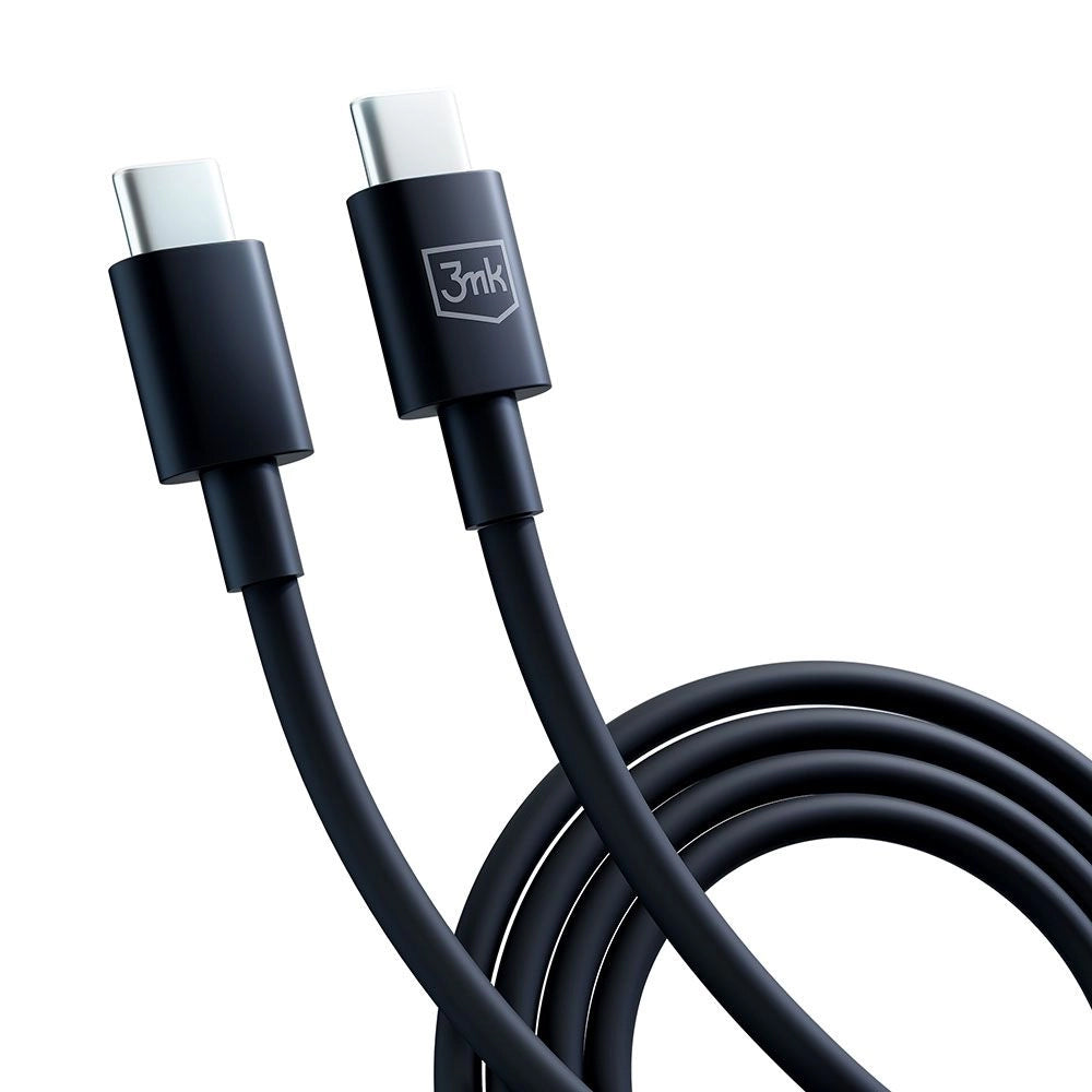 Cavo dati e ricarica USB-C - USB-C 3MK Hyper, 100W, 1,2 m, nero 