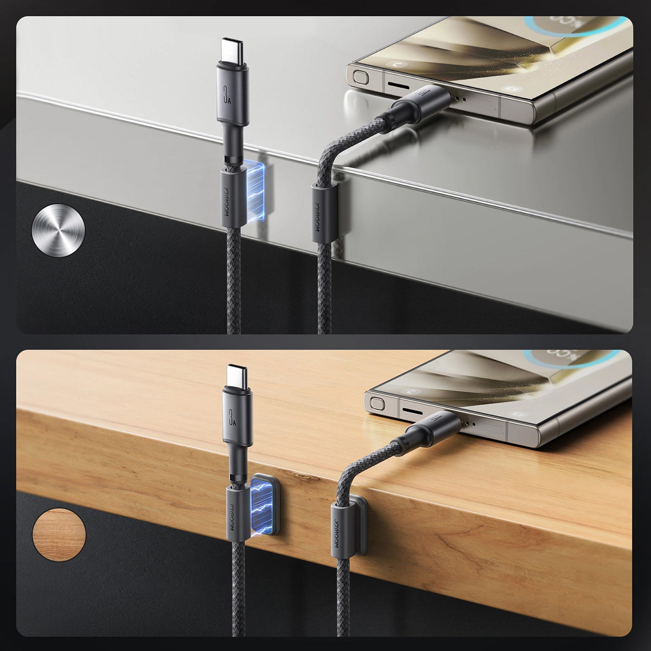 Cavo Dati e Ricarica USB-A - USB-C Joyroom S-A50, 60W, 1.2m, Grigio