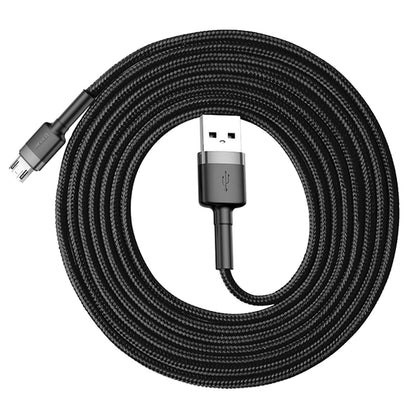 Cavo Dati e Ricarica USB-A - microUSB Baseus Cafule, 18W, 2m, Grigio CAMKLF-CG1