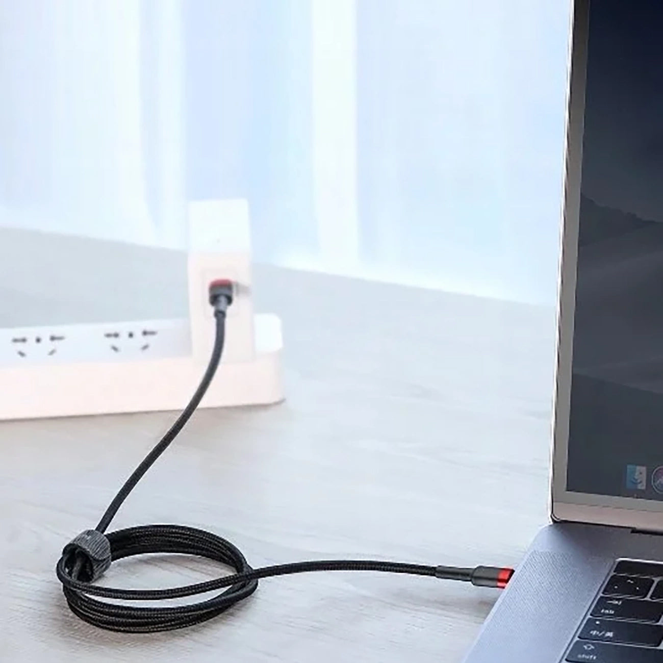 Cavo Dati e Ricarica USB-C - USB-C Baseus Cafule, 100W, 2m, Grigio CATKLF-BLG1