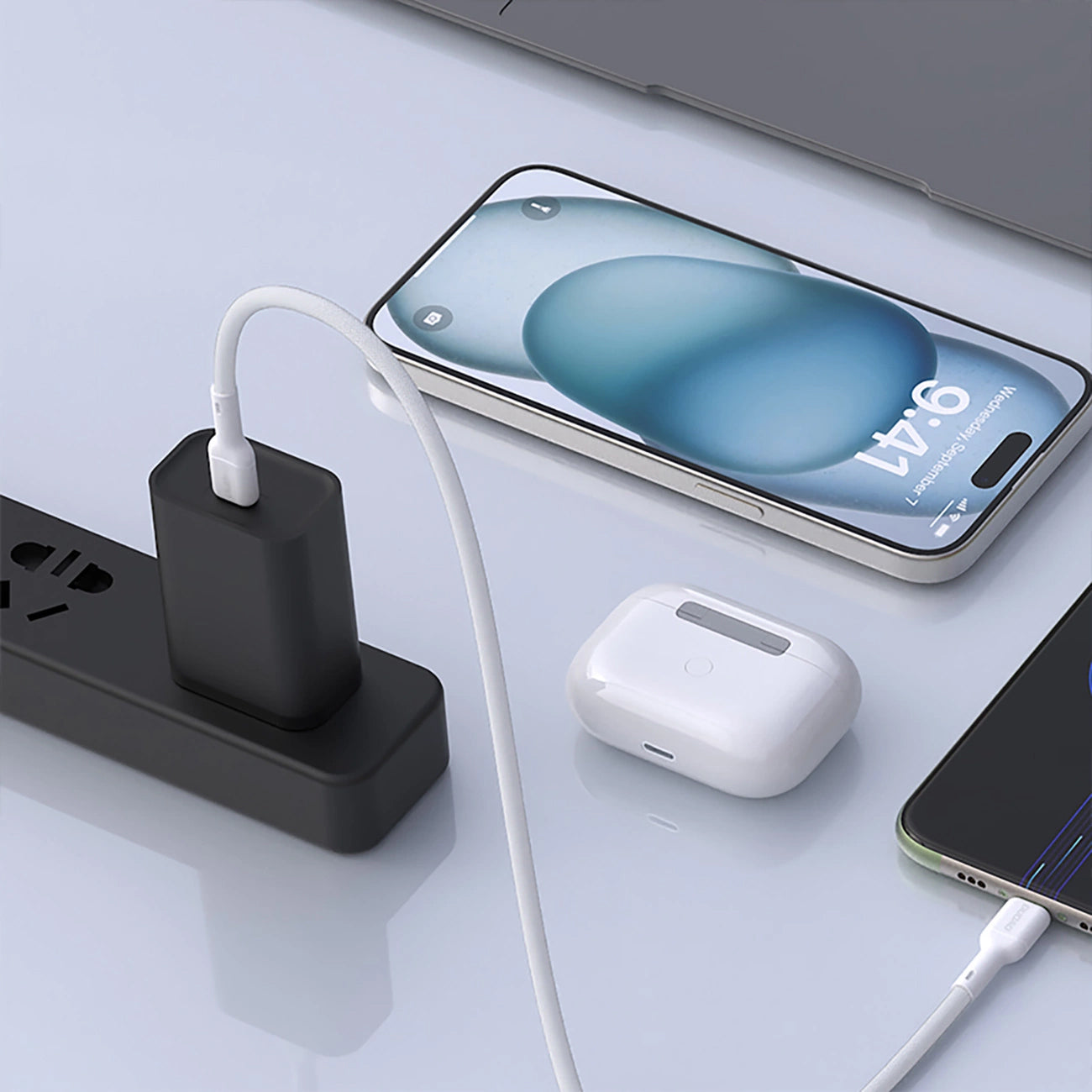 Cavo Dati e Ricarica USB-C - USB-C Dudao L9C, 65W, 1m, Bianco