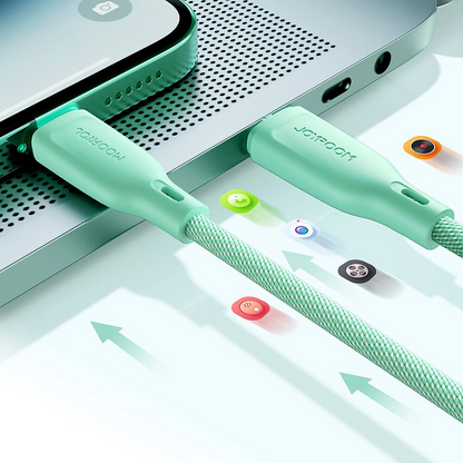 Cavo Dati e Ricarica USB-C - USB-C Joyroom S-A34, 60W, 1m, Verde