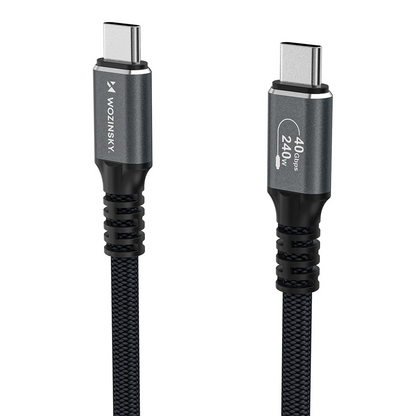 Cavo Dati e Ricarica USB-C - USB-C WZK WPS-UY42S, 240W, 2m, Nero
