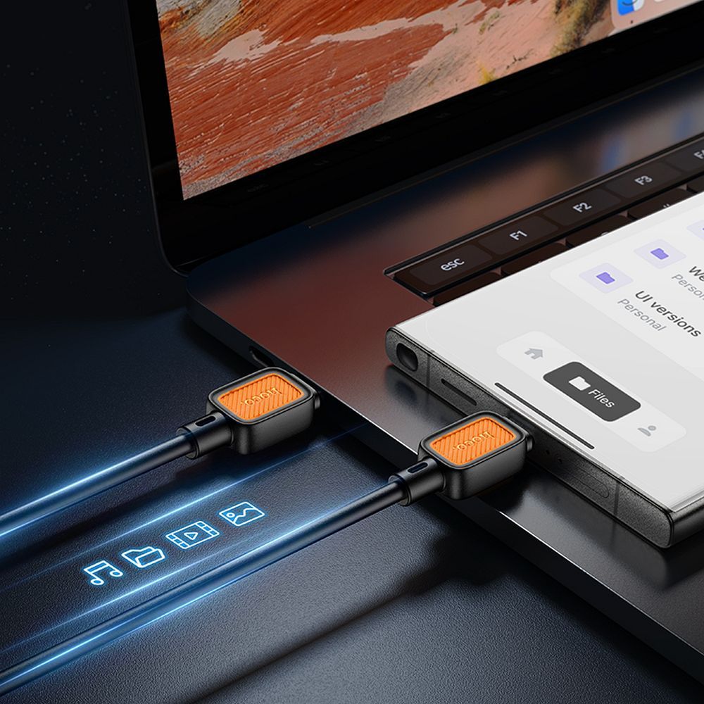 Cavo Dati e Ricarica USB-C - USB-C HOCO X108, 60W, 1m, Nero