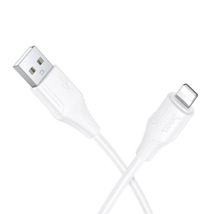 USB-A to Lightning Data and Charging Cable HOCO X124, 18W, 1m, White