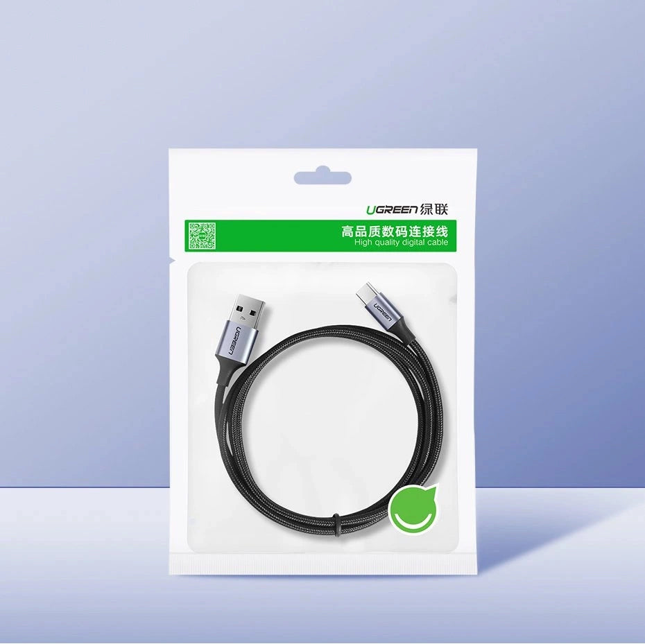 Cavo Dati e Ricarica USB-A - USB-C UGREEN US288, 18W, 1.5m, Nero