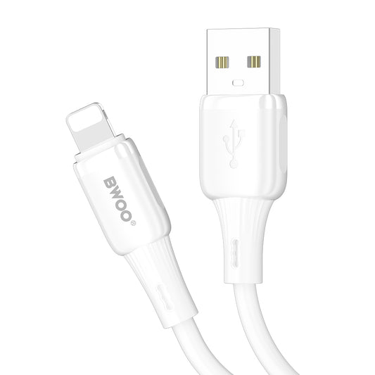 Cavo Dati e Ricarica USB-A - Lightning BWOO X329L, 15W, 1m, Bianco