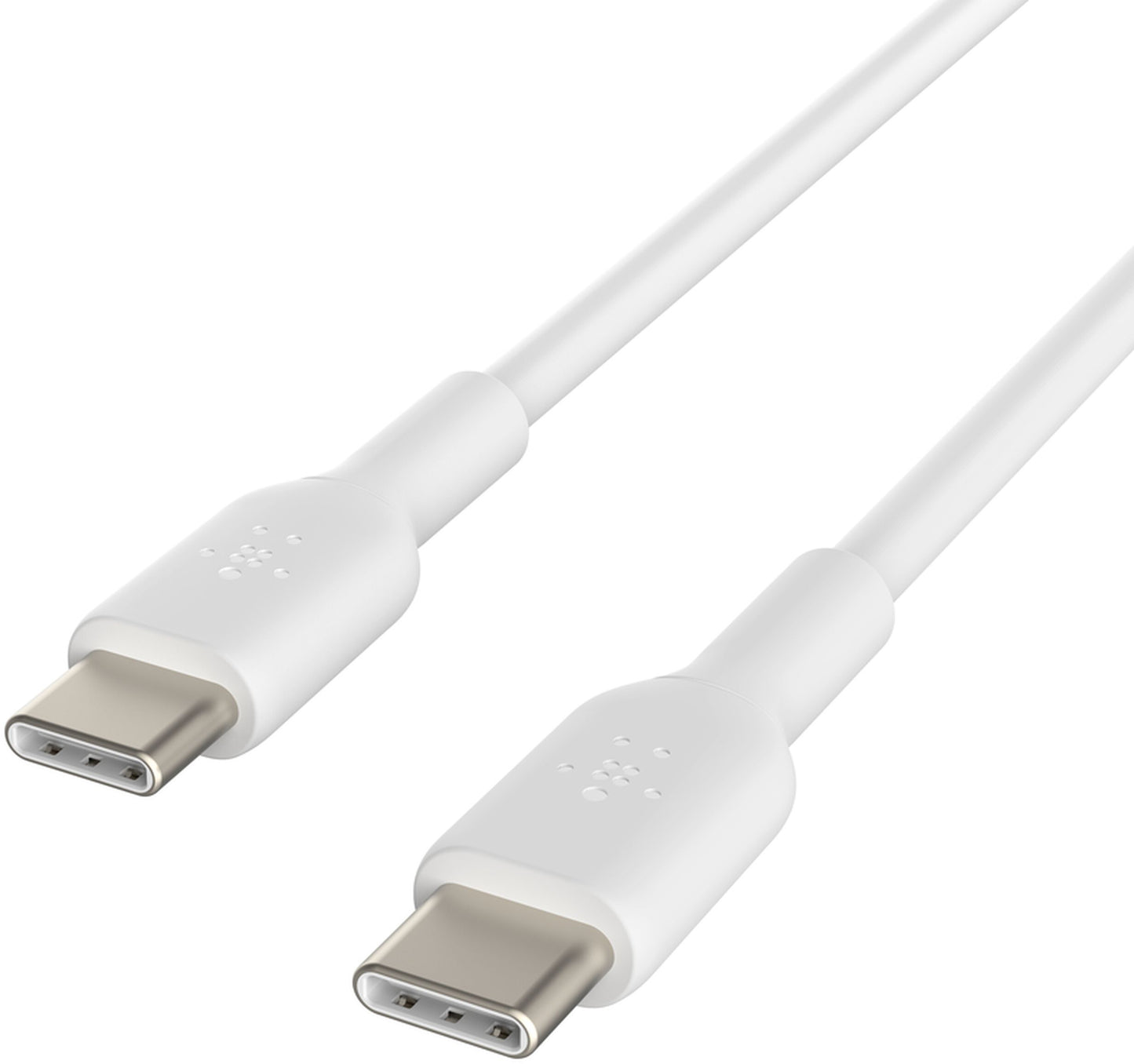 Cavo Dati e Ricarica USB-C - USB-C Belkin BoostCharge, 60W, 1m, Set 2 pezzi, Bianco CAB003bt1MWH2PK