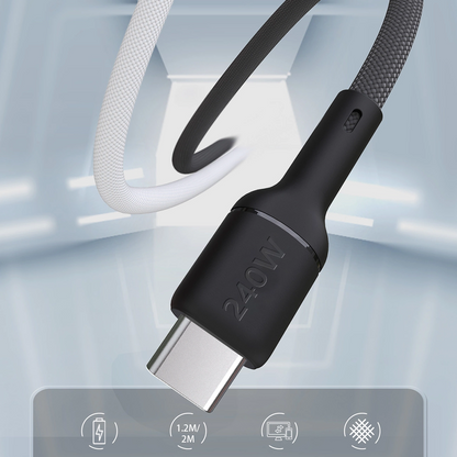 Cavo Dati e Ricarica USB-C - USB-C Dudao L9C Max, 240W, 1,2m, Nero