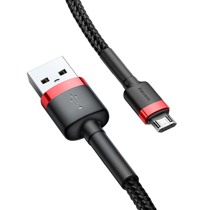 Cavo dati e ricarica USB-A - microUSB Baseus Cafule, 18W, 1m, rosso CAMKLF-B91