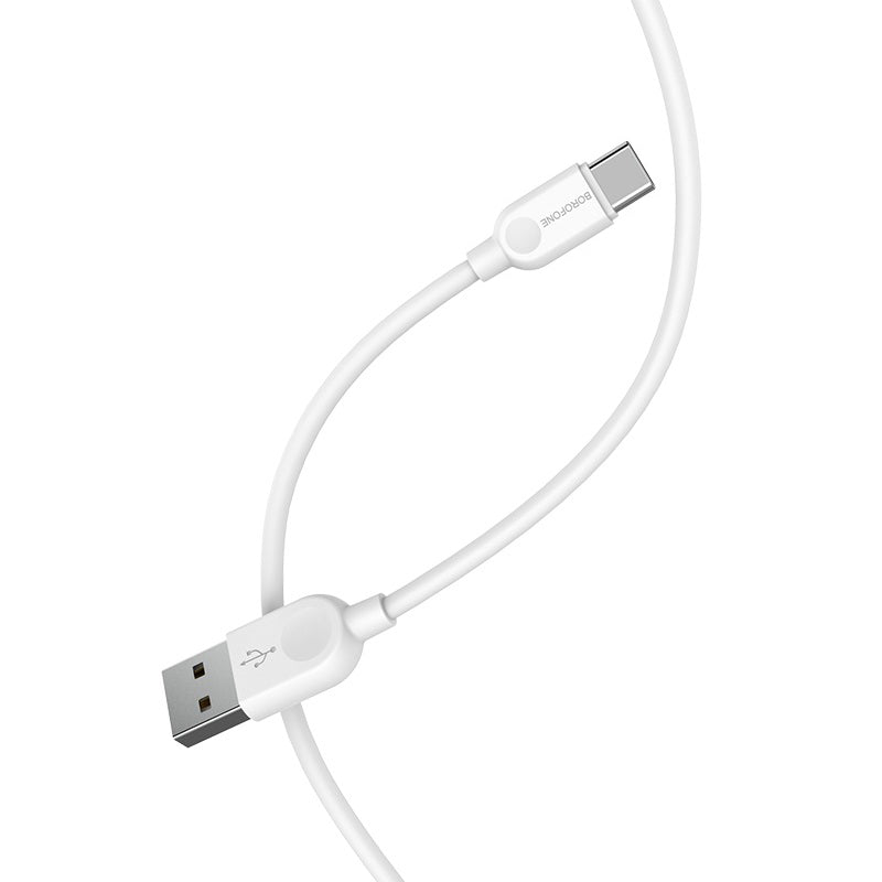 Cavo dati e ricarica USB-A - USB-C Borofone BX14 LinkJet BX14, 18W, 2 m, bianco