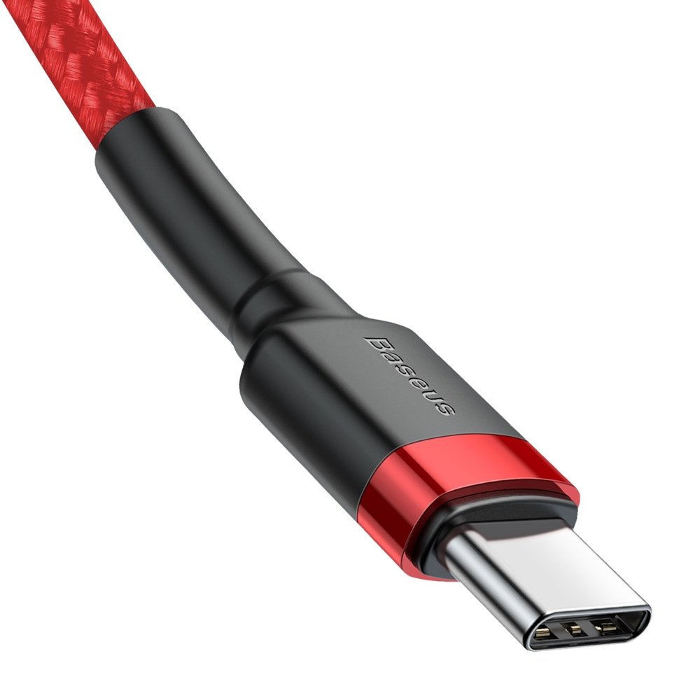 Cavo dati e ricarica USB-C - USB-C Baseus Cafule, 60W, 2m, rosso CATKLF-H09