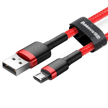 Cavo dati e ricarica USB-A - microUSB Baseus Cafule, 18W, 1m, rosso CAMKLF-B09