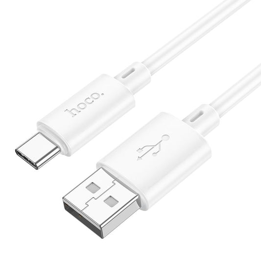 Cavo dati e ricarica USB-A - USB-C HOCO X88, 18W, 1m, bianco 