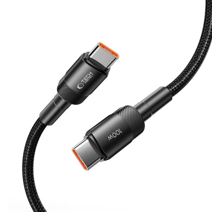 Cavo dati e ricarica USB-C - USB-C Tech-Protect Ultraboost EVO, 100W, 0,25 m, nero 