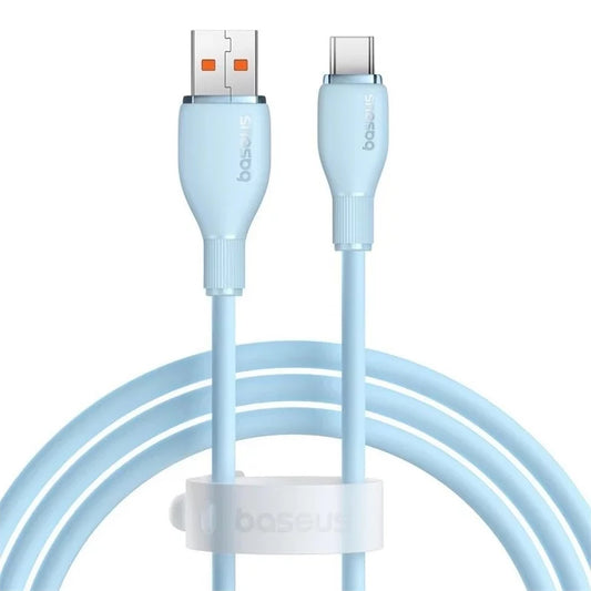 Cavo Dati e Ricarica USB-A - USB-C Baseus Pudding, 100W, 1.2m, Blu P10355703311-00