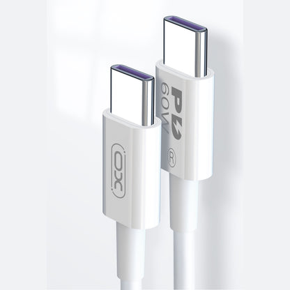 Cavo Dati e Ricarica USB-C - USB-C XO Design NB-Q190A, 60W, 1m, Bianco