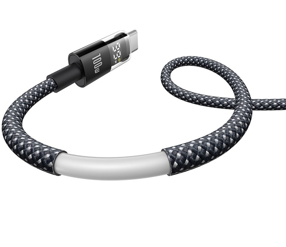 Cavo Dati e Ricarica USB-A - USB-C Baseus Display 2, 100W, 2m, Nero P10382701111-00