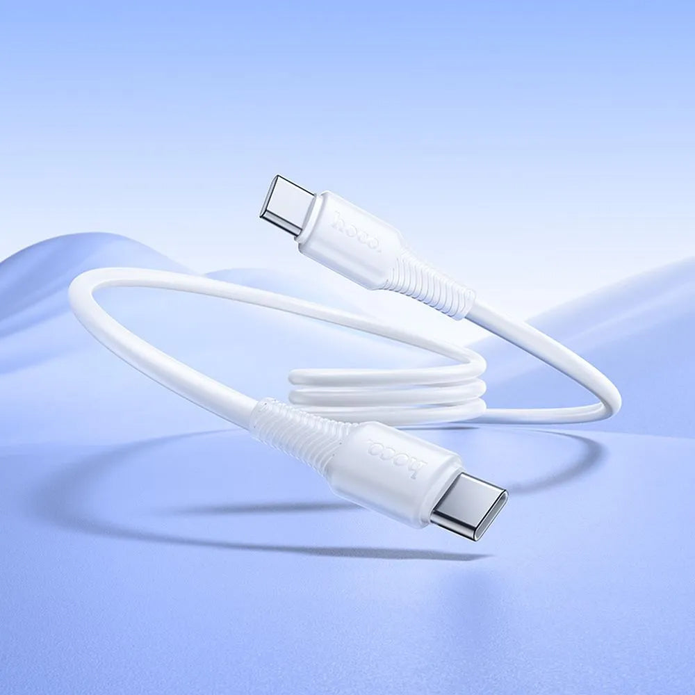 Cavo Dati e Ricarica USB-C - USB-C HOCO X120, 60W, 1m, Bianco