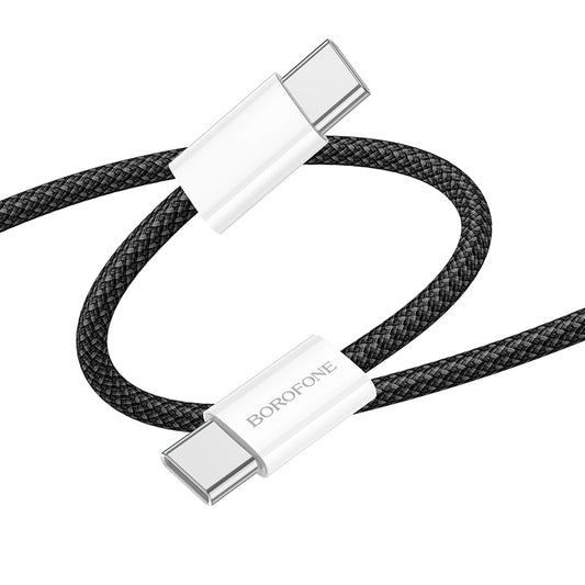 Cavo Dati e Ricarica USB-C - USB-C Borofone BX103 Originale, 60W, 1m, Nero
