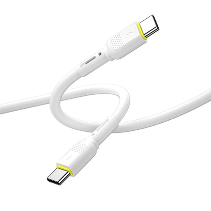 Cavo Dati e Ricarica USB-C - USB-C WiWu Wi-C034, 60W, 1.2m, Bianco