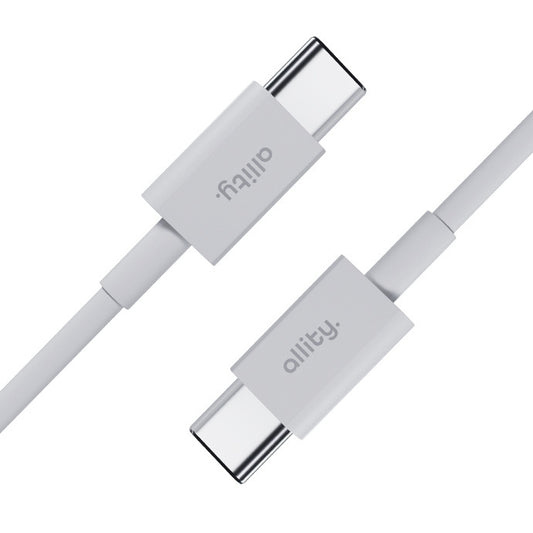 Cavo Dati e Ricarica USB-C - USB-C Allity. AUC-03, 100W, 2m, Bianco