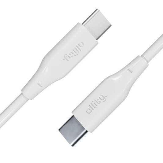 Cavo Dati e Ricarica USB-C - USB-C Allity. AUC-02, 100W, 1m, Bianco