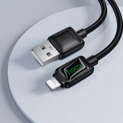 Cavo Dati e Ricarica USB-A - Lightning HOCO U146, 12W, 1.2m, Nero