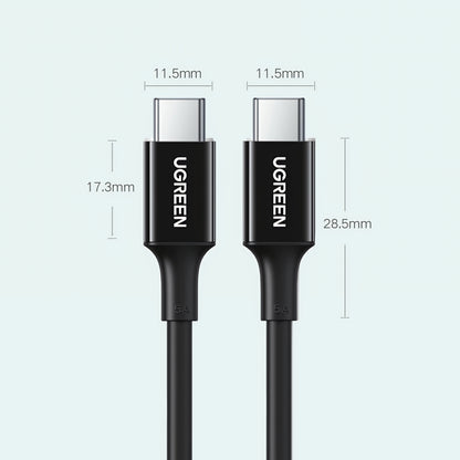 Cavo Dati e Ricarica USB-C - USB-C UGREEN US300, 100W, 2m, Bianco