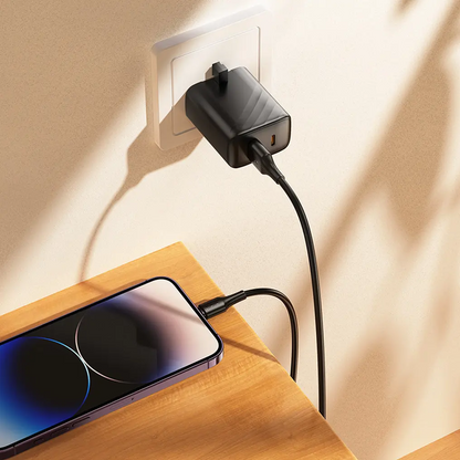 Cavo Dati e Ricarica USB-A - Lightning HOCO X120, 18W, 1m, Nero