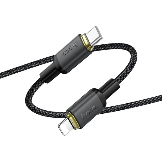 Cavo Dati e Ricarica USB-A - Lightning HOCO X128 Benefit, 10W, 1m, Nero