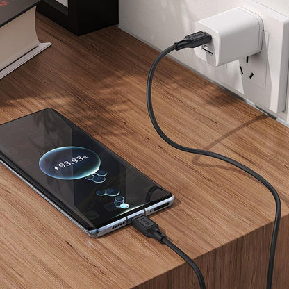 USB-C Data and Charging Cable - USB-C HOCO X90, 60W, 1m, Black
