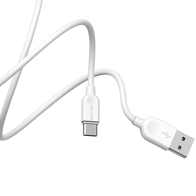 Cavo dati e ricarica USB-A - USB-C Borofone BX14 LinkJet BX14, 18W, 2 m, bianco