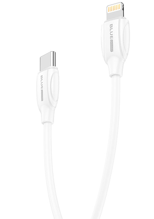 Cavo dati e ricarica USB-C - Lightning BLU Power B2BX19, 18W, 2 m, bianco