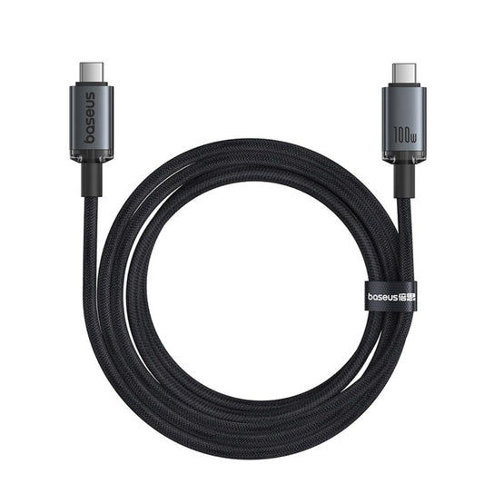 USB-C Data and Charging Cable - USB-C Baseus Crystal Shine Series, 100W, 20Gbps, 1.5m, Black P10318204111-00