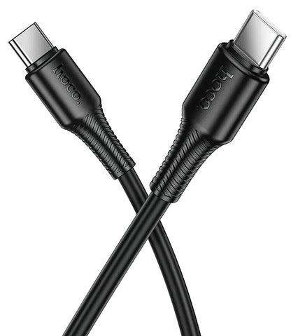 Cavo Dati e Ricarica USB-C - USB-C HOCO X120, 60W, 1m, Nero