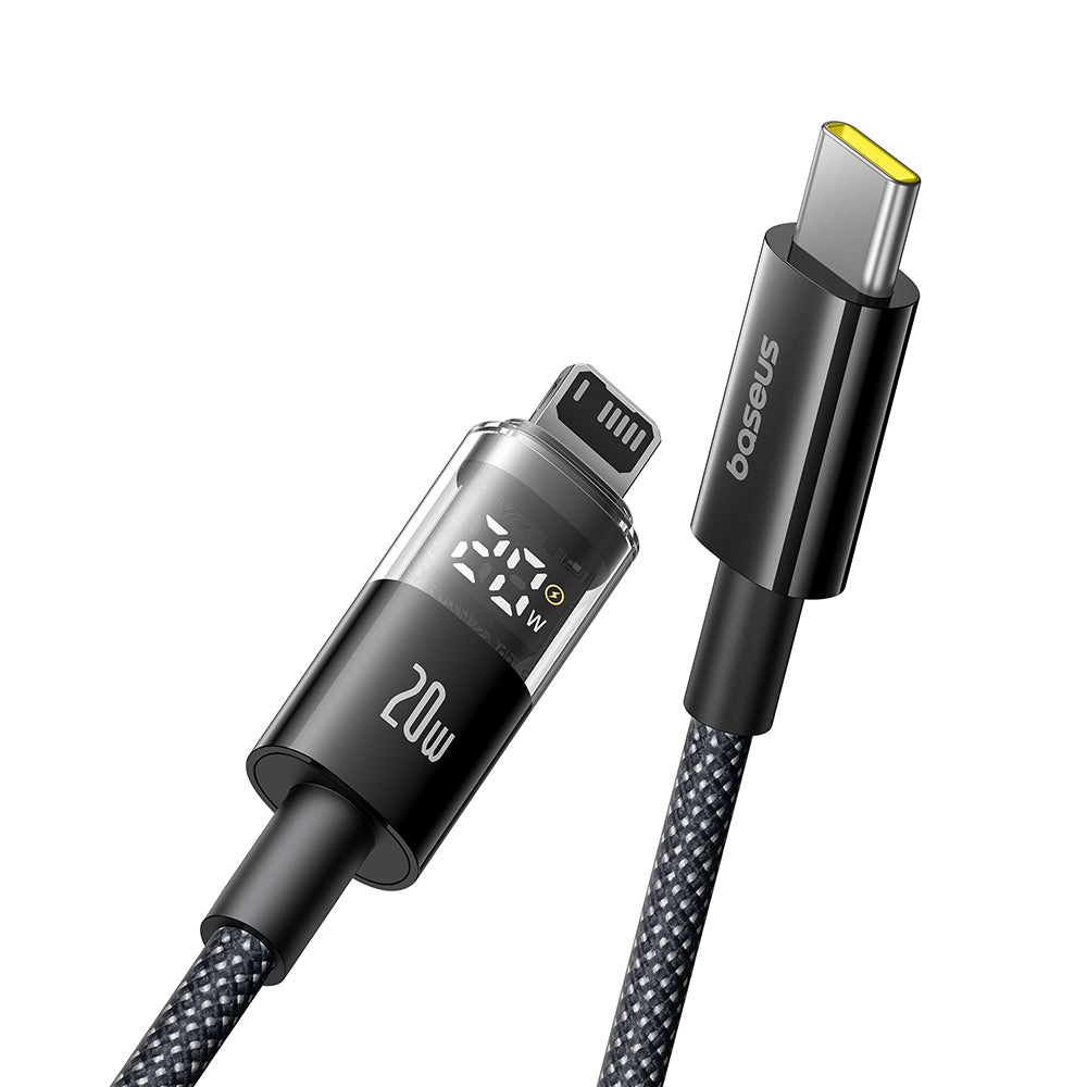 Cavo Dati e Ricarica USB-C - Lightning Baseus Display 2, 20W, 2m, Nero P10382703121-01