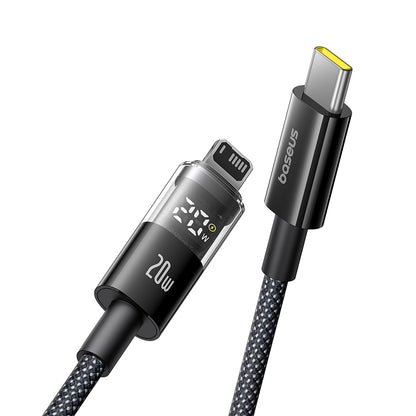 Cavo Dati e Ricarica USB-C - Lightning Baseus Display 2, 20W, 2m, Nero P10382703121-01
