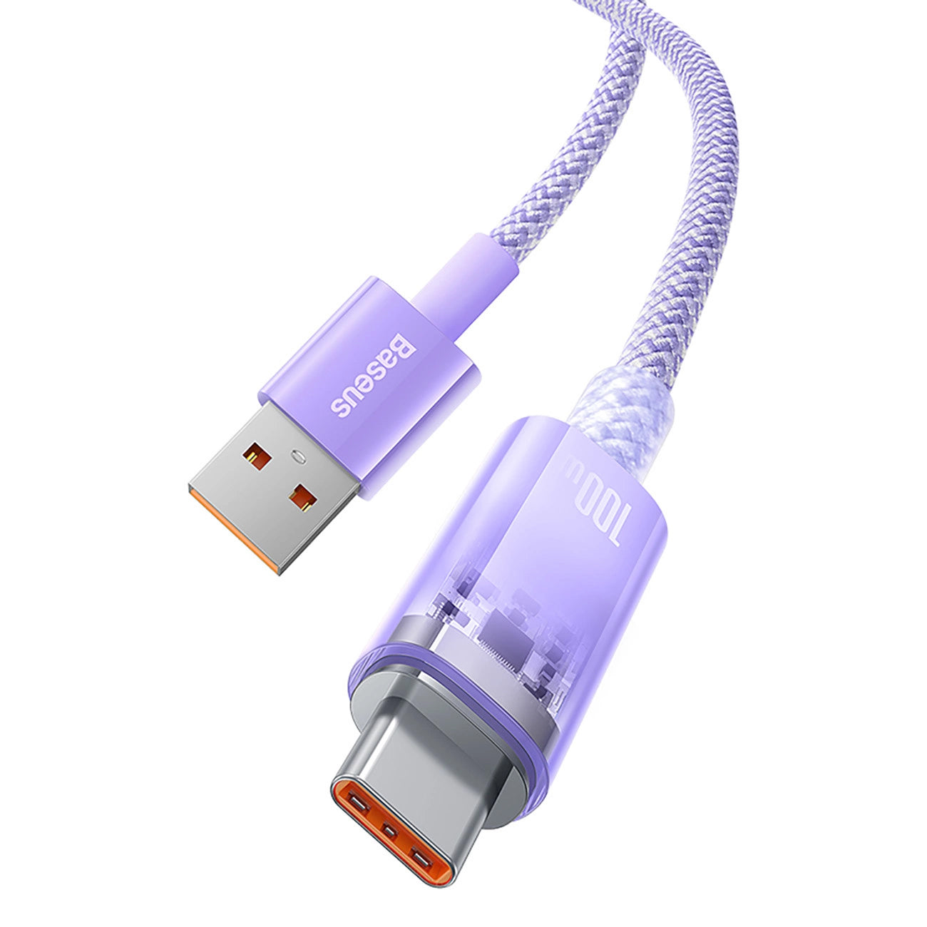 Cavo Dati e Ricarica USB-A - USB-C Baseus Explorer, 100W, 1m, Viola CATS010405