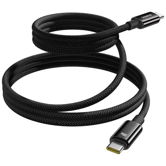 Cavo Dati e Ricarica USB-C - USB-C Baseus Tungsten Gold, 100W, 1m, Nero P10319805111-00