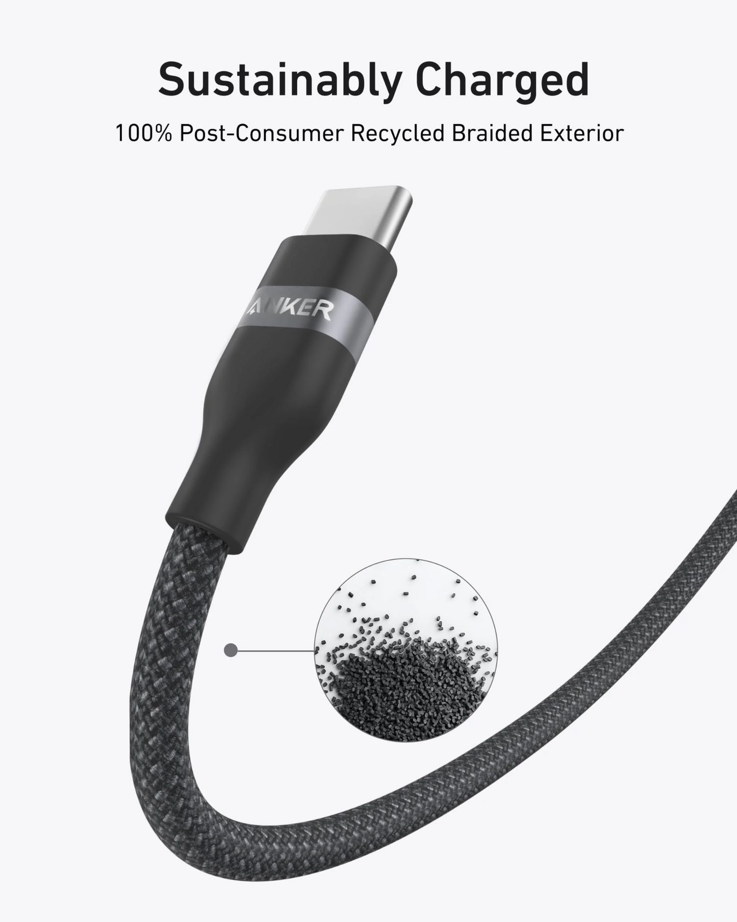 Cavo Dati e Ricarica USB-C - USB-C Anker, 240W, 1.8m, Nero A82E2H12