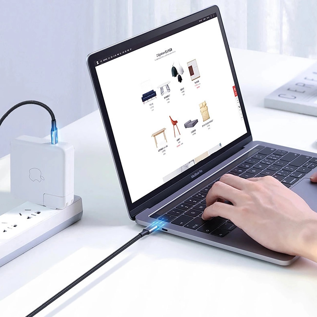 Cavo Dati e Ricarica USB-C - USB-C UGREEN US316, 100W, 3m, Grigio