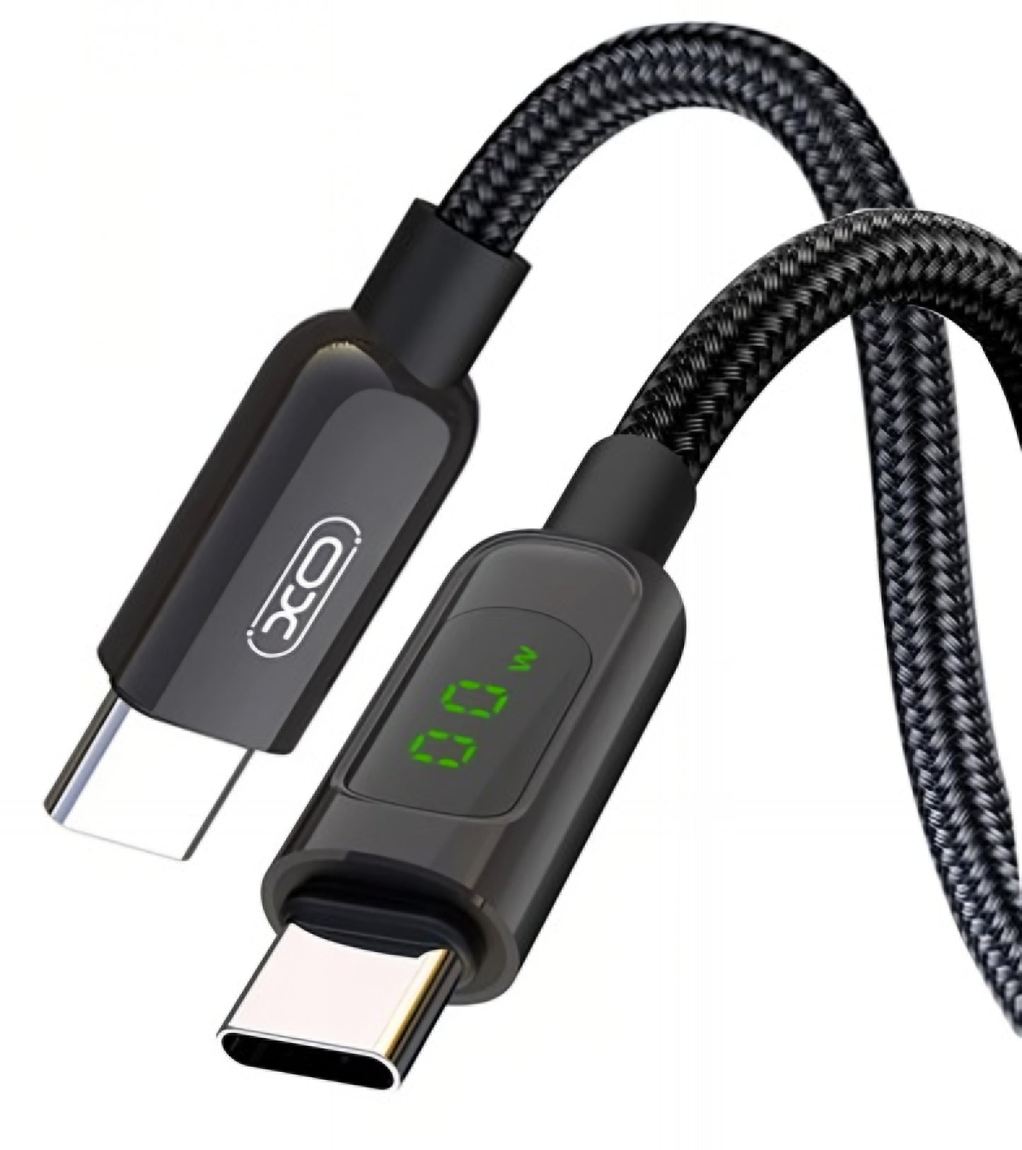 Cavo Dati e Ricarica USB-C - USB-C XO Design NB-Q203B Display, 60W, 1m, Nero