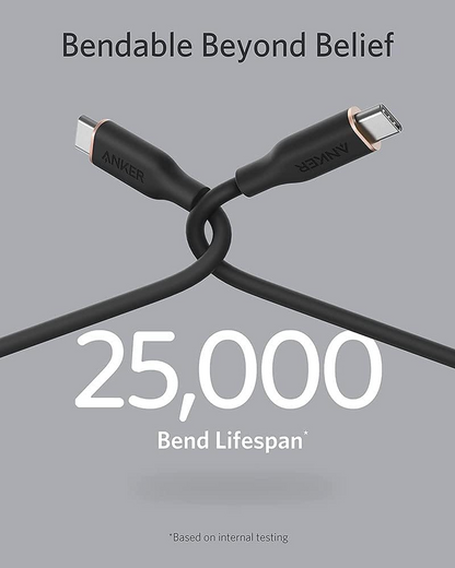 Cavo Dati e Ricarica USB-C - USB-C Anker PowerLine III, 100W, 0.9m, Nero, Ricondizionato A8552H11
