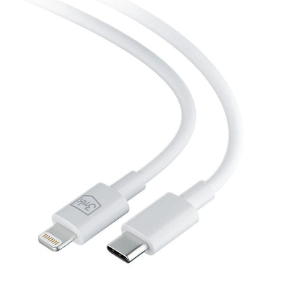 Cavo dati e ricarica USB-C - Lightning 3MK Hyper, 20W, 1,2 m, bianco 